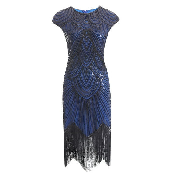 CAICJ98 Formal Dresses For Women Evening Party Shoulder Midi Formal Dresses for Women Evening Party Wedding Guest Bodycon Dresses Blue,L