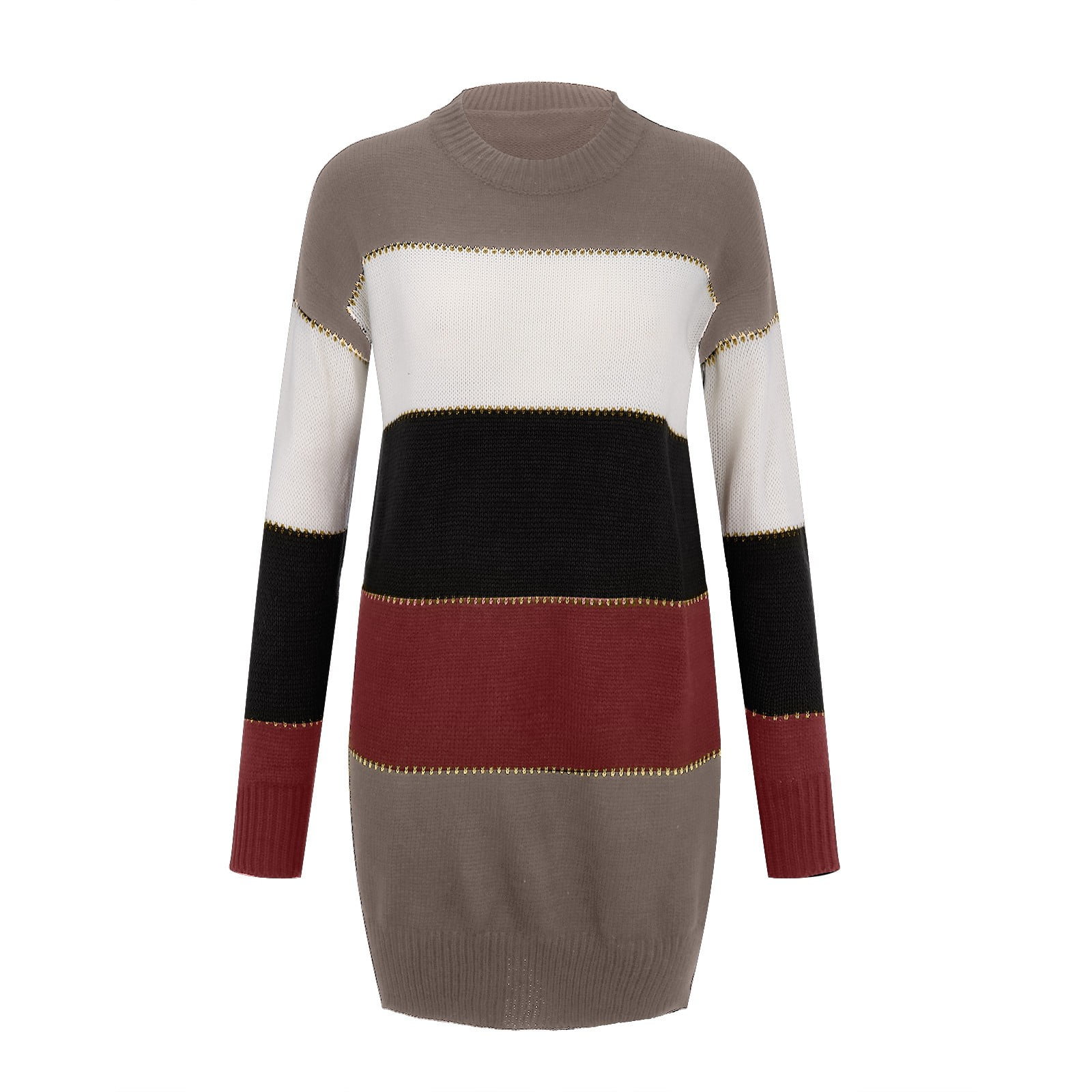 CAICJ98 Gifts For Women Women's Striped Mini Bodycon Sweater Dress Long Sleeve Knitting Pullover Red,XXL - Walmart.com CAICJ98 Gifts For Women Women's Striped Mini Bodycon Sweater Dress Long Sleeve Knitting Pullover Red,XXL - Walmart.com