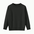 thumbnail image 1 of CAICJ98 Girls Crewneck Knit Pullover Sweaters Long Sleeve Oversized Knit Sweaters for Toddler Girls Cute Jumper Tops Fall Winter Clothes Black,11-13 Years, 1 of 4