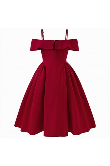 open lace back dress Girl Christmas Dress First Communion Dress Red Sequin Round Neck Birthday Party Princess Dress, Red / 9-10 Years (150cm)