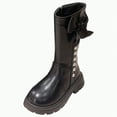 thumbnail image 1 of CAICJ98 Girls Knee High Riding Boots Fashion Winter Boots Zipper Tall Little Girls Boots (Little Kid/Big Kid),1.5, 1 of 8