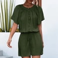 thumbnail image 1 of CAICJ98 Jumpsuits for Women Women Spaghetti Strap Bodycon Tank One Piece Jumpsuits Rompers Playsuit Green,S, 1 of 1