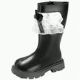 thumbnail image 1 of CAICJ98 Kids Knee High Riding Boots Zipper Winter Boots Tall Boots for Little Girls (Toddler/Little Kid/Big Kid),2, 1 of 8