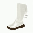 thumbnail image 1 of CAICJ98 Knee High Riding Boots for Girls Fashion Winter Boots Zipper Tall Girls Boots (Toddler/Little Kid/Big Kid),2.5, 1 of 4