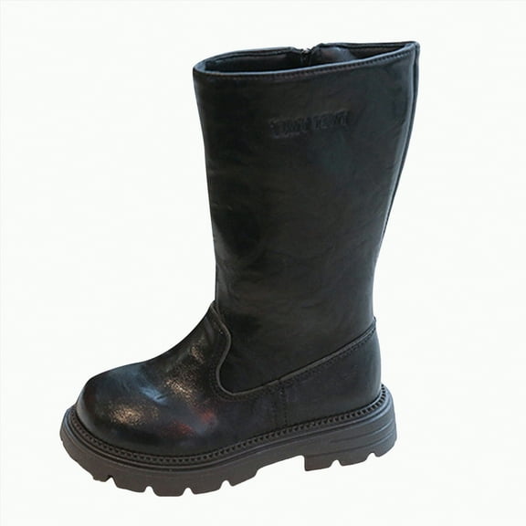 CAICJ98 Knee High Riding Boots for Girls Fashion Winter Boots Zipper Tall Kids Boots Girls (Toddler/Little Kid/Big Kid),9