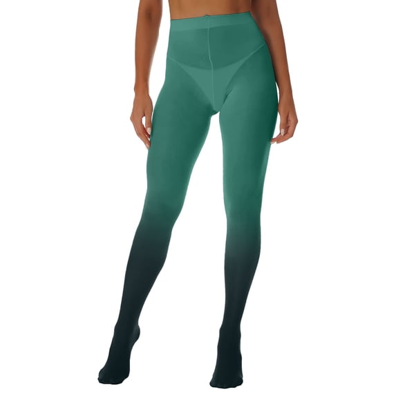 CAICJ98 Leggings For Women High Waist Leggings for Women - Full Length Soft Tummy Control Stretchy Yoga Pants Workout Black Reg & Plus Size Green,One Size