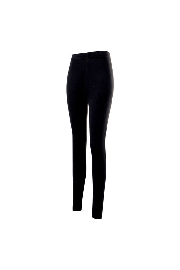 Leggings for Women Women's Extra Long Leggings Tall Leggings Over The Heel High Waisted with Back Pockets BK2,M