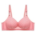 thumbnail image 1 of CAICJ98 Lingerie for Women Compression Wirefree High Support Bra for Women S to Plus Size Everyday Wear, Exercise and Offers Back Support Hot Pink,46, 1 of 3