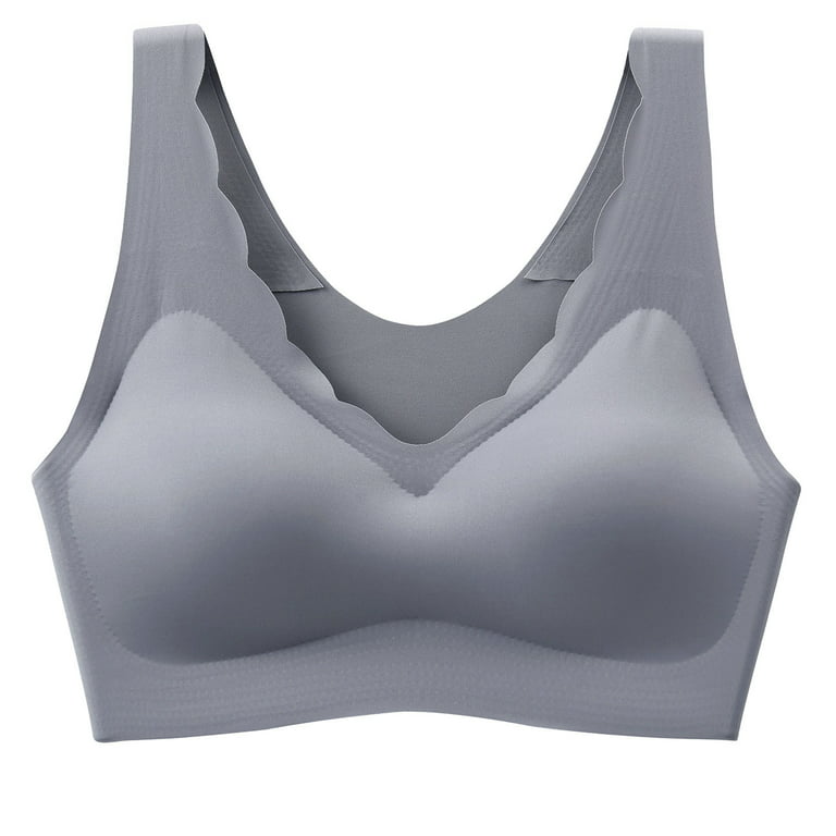 CAICJ98 Lingerie for Women Tank With Built In Bra Womens Tank Tops  Adjustable Strap Stretch Cotton Camisole With Built In Padded Shelf Bra  Grey,XL