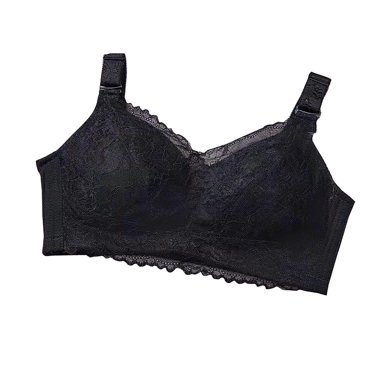 Deyllo Women’s Embroidered Lace Unlined Bra 1/2 Cup Demi Sheer See Through  Underwire Bras Non Padded,Milk coffee 34C