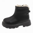 thumbnail image 1 of CAICJ98 Little Girls Ankle Boots Waterproof Combat Shoes With Side Zipper Toddler Boots for Girls (Toddler/Little Kid/Big Kid),3, 1 of 8