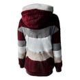 thumbnail image 1 of CAICJ98 Long Shacket Jacket Women Plus Size Womens Open Front Cable Knit Cardigan Long Sleeve Sweater Outwear Red,4XL, 1 of 4