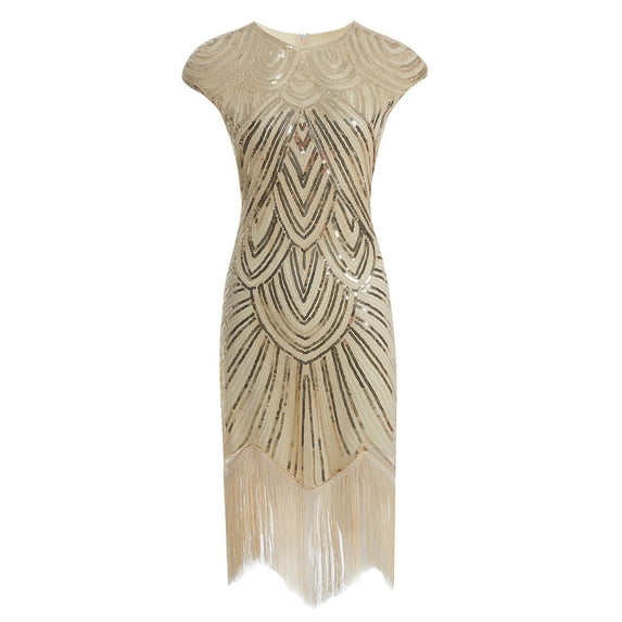 CAICJ98 Long Sleeve Dress For Women Wedding Guest Womens Deep V Neck Ruffle Sleeve Sheath Casual Party Work Wrap Dress Beige,S