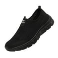 thumbnail image 1 of CAICJ98 Men Slip On Shoes Comfortable Walking Shoes Breathable Mesh Casual Sneakers Lightweight Sneakers for Men Black,8, 1 of 5