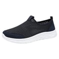 thumbnail image 1 of CAICJ98 Men's Running Shoes Lightweight Breathable Casual Shoes Mesh Walking Shoes Anti-Slip Slip On Shoes Men Blue,6, 1 of 5