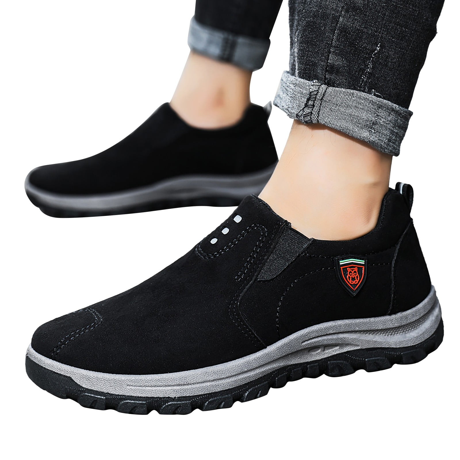 CAICJ98 Men's Sneakers Wide Width Casual Shoes Lightweight Boat Shoes ...