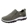 thumbnail image 1 of CAICJ98 Mens Slip On Shoes Wide Width Casual Shoes Lightweight Boat Shoes Comfort Walking Shoes Non-Slip Sneakers Men Grey,11.5, 1 of 5