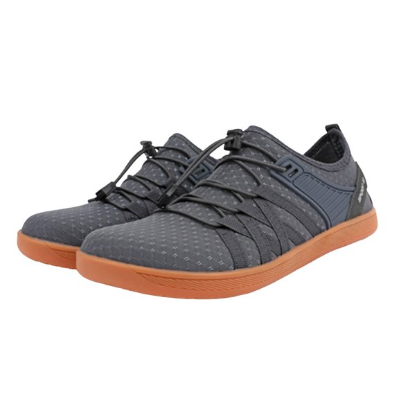 CAICJ98 Mens Sneakers Mesh Breathable Slip on Walking Sneakers Lightweight Casual Shoes Work Sport Tennis Shoes for Men Grey,9