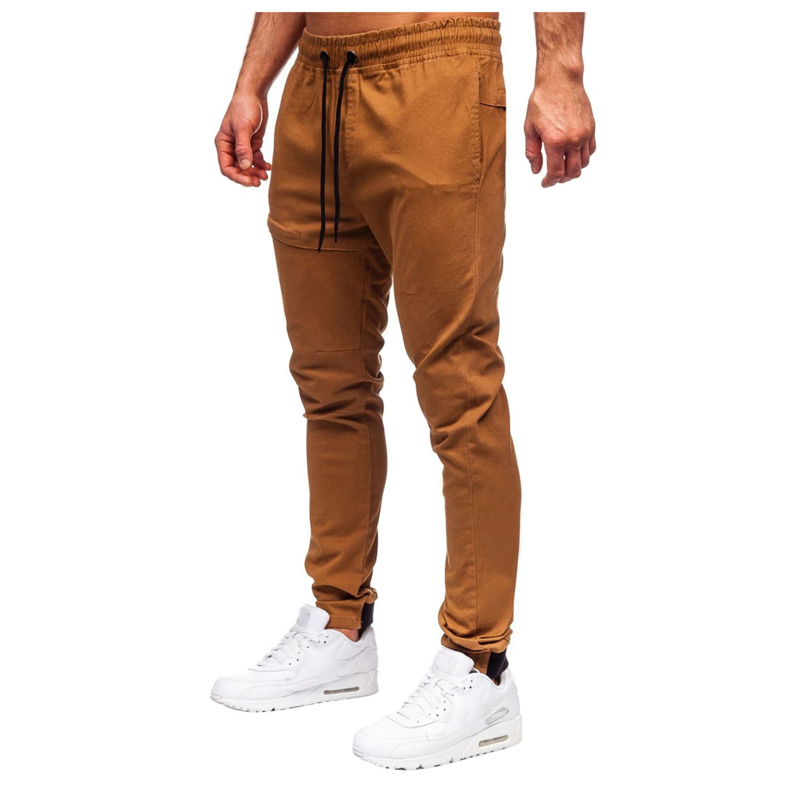 Amazon.com: Mens Fuzzy Pants Solid Plush Fleece Jogger Sweatpants with  Pockets (Small, Brown) : Clothing, Shoes & Jewelry