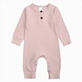 thumbnail image 1 of CAICJ98 Newborn Baby Boy Girl Knitted Romper Jumpsuit Solid Long Sleeve Legging Bodysuit Playsuit Winter Clothes,Size 12-18 Months, 1 of 3