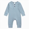 thumbnail image 1 of CAICJ98 Newborn Baby Boy Girl Knitted Romper Jumpsuit Solid Long Sleeve Legging Bodysuit Playsuit Winter Clothes,Size 18-24 Months, 1 of 3