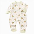 thumbnail image 1 of CAICJ98 Newborn Baby Boy Girl Organic Cotton Bodysuit Long Sleeve Jumpsuit Outfits Clothes,0-18 Months, 1 of 6