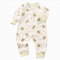 thumbnail image 1 of CAICJ98 Newborn Baby Boy Girl Organic Cotton Romper Bodysuit Long Sleeve Jumpsuit Outfits Clothes Size 6-9 Months, 1 of 6