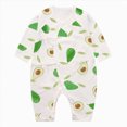 thumbnail image 1 of CAICJ98 Newborn Romper Coming Home Outfit Unisex Cotton Pattern Jumpsuits for Infant Baby Boys Girls, 1 of 4