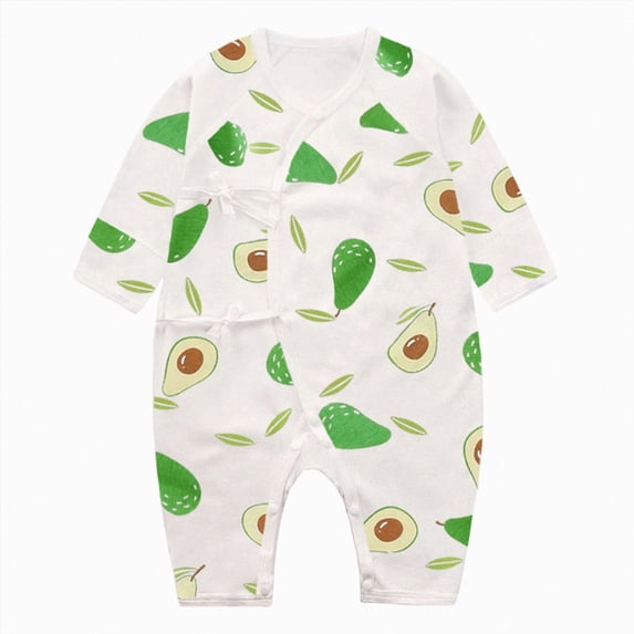 CAICJ98 Newborn Romper Coming Home Outfit Unisex Cotton Pattern Jumpsuits for Infant Baby Boys Girls