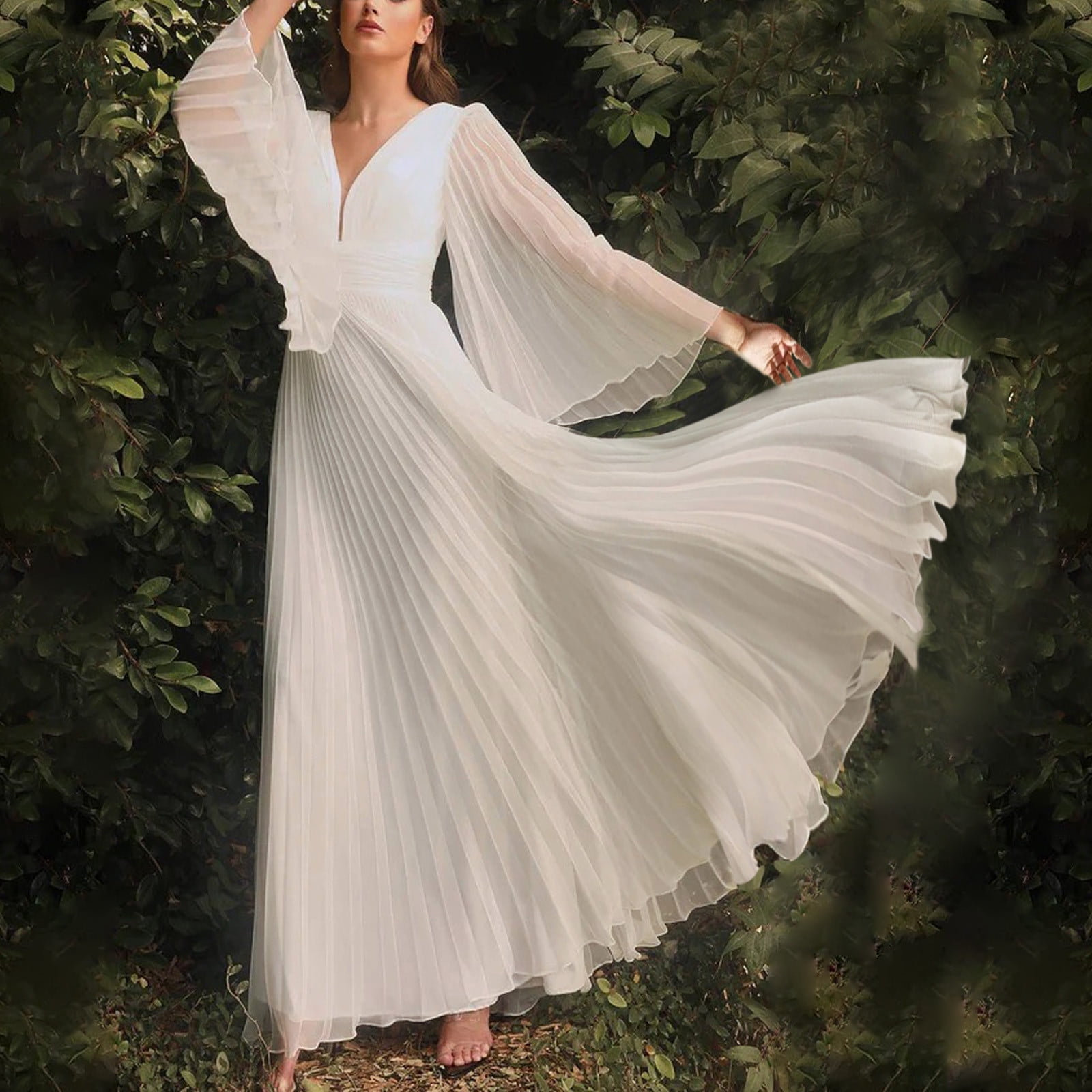 Modest Lace Wedding Dress with Half Sleeves ARIELLA – ieie