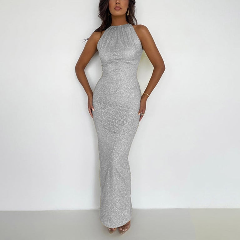 white christmas dresses Romantic Strapless Silhouette Glitter Dress main image 0
