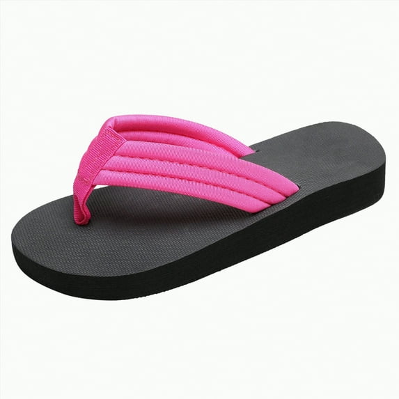 CAICJ98 Sandals for Women Summer Flat Slide Sandals for Women Comfortable Casual Beach Shoes Flip Flops Sandals,Size 6.5