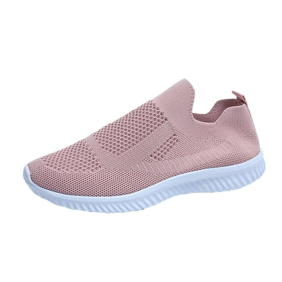 CAICJ98 Shoes for Women Womens Walking Tennis Shoes Lightweight Breathable Mesh Running Shoes Casual Sneakers for Sport,Pink