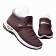 thumbnail image 1 of CAICJ98 Snow Boots Women Warm Lined Ankle Booties Waterproof Slip On Comfort Women's Winter Boots (Coffee,Size 9.5), 1 of 6