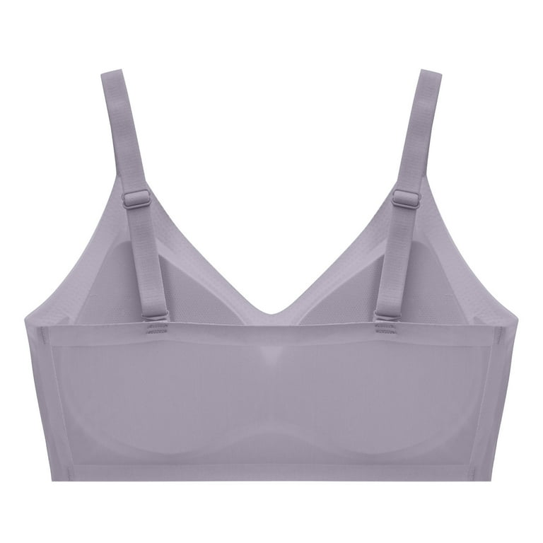 CAICJ98 Sports Bras For Women Sports Bras for Women High Impact Moisture  Wicking Racerback Sports Bra Molded Cup for Running Plus Size Purple,XXL
