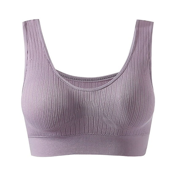 CAICJ98 Lingerie for Women High Impact Women Sports Bra Front Closure Double Deck Mesh Running Bra for Plus Size for Plus Size Grey,XXL