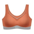 thumbnail image 1 of CAICJ98 Womens Lingerie Racerback Sports Bras Padded Y Racer Back Cropped Bras for Yoga Workout Fitness Low Impact Orange,XXL, 1 of 1