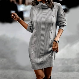 S oneshoulder shirt knit dress グレー THEREDTHREAD / ザレッドスレッド】S oneshoulder shirt knit dress