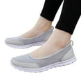 thumbnail image 1 of CAICJ98 Tennis Shoes Womens Womens Casual Sneakers - Lightweight Knit Sock Walking Shoes,Grey, 1 of 5