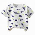 thumbnail image 1 of CAICJ98 Toddler Baby Boy Girl Cute Animals Cat Print T-Shirt Tops 6 12 18 24 Months 2T 3T 4T 5T Kids Short Sleeve Cotton Graphic Tee Shirts Basic Summer Tees (White,12-24 Months), 1 of 7