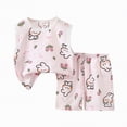 thumbnail image 1 of CAICJ98 Toddler Baby Summer Clothes for Girls 3 6 12 18 Months 2T 3T 4T 5T Boys Outfits Sleeveless Dinosaur Print Tank Top+Shorts Set (Light Pink,5-6 Years), 1 of 6