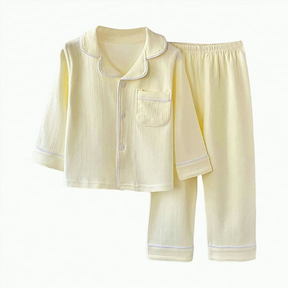 CAICJ98 Toddler Boy Pajamas Pants Set Baby Boys Girls Pajamas Cartoon Cute Print Long Sleeve Top Trousers Outfits Set Fall 2 Piece Pjs Set Cotton Sleepwear Boys Girls Outfits,(Hot Pink,4-5 Years)