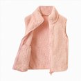 thumbnail image 1 of CAICJ98 Toddler Boys Girls Vest Fleece Plush Kids Waistcoat Sleeveless Jacket Warm Top Boys Girls Sherpa Vest (Pink,3-4 Years), 1 of 7