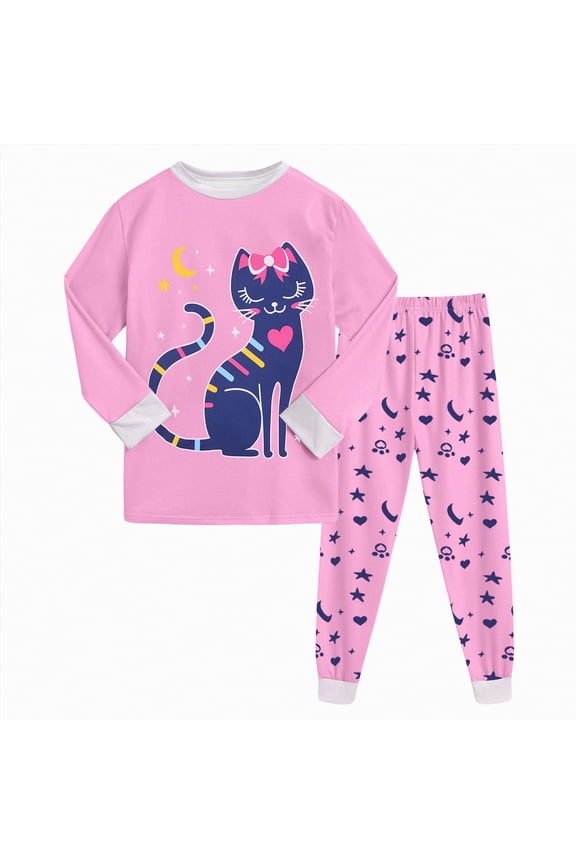 Toddler Boys Pajamas Monster Truck Cotton Kids Dinosaur 2 Piece Planets Pjs Sleepwear Little Boys Clothes Sets (Pink,7-8 Years)