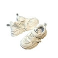 thumbnail image 1 of CAICJ98 Toddler Girl Shoes Children's Sports Shoes Winter Solid Color Casual Running Shoes Warm Shoes for Boys And Girls Children Shoes,Beige, 1 of 3