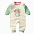 thumbnail image 1 of CAICJ98 Unisex Baby Clothes for Boys Girls Cotton Newborn Girl Boy Onesie Infant Long Sleeve Romper Fall Winter Toddler Boy Outfit (Light Green,12-18 Months), 1 of 4