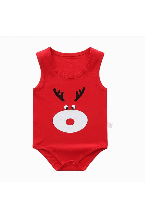 Unisex Newborn Baby Boy Girl Summer Clothes Sleeveless Bubble Romper Jumpsuit Overall Shorts Infant Clothing Baby Boys Clothes (Red,0-3 Months)