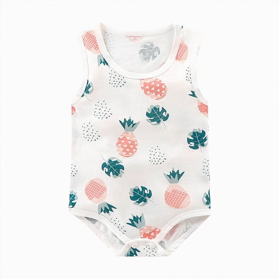 CAICJ98 Unisex Newborn Baby Boy Girl Summer Clothes Sleeveless Bubble Romper Jumpsuit Overall Shorts Infant Clothing Boy Baby Clothes (Pink,3-6 Months)