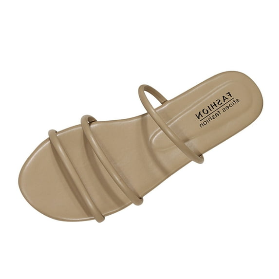 CAICJ98 Walking Shoes Women Sandals for Women Casual Summer Flats Shoes Comfortable Cross Strap Gladiator Sandal Casual Non Slip Beach Shoe,Beige
