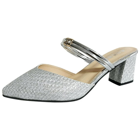 CAICJ98 Walking Shoes Women Topic Open Toe Buckle Ankle Strap Espadrilles Flatform Wedge Casual Sandal,Silver